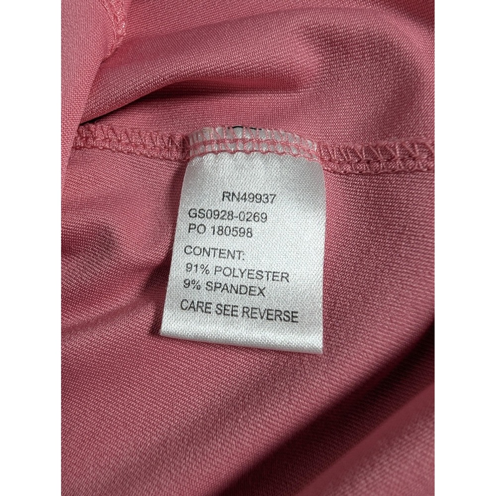 Tail Pullover Womens Medium Pink Quarter Zip Long Sleeve‎ Golf Athletic Stretch - Picture 7 of 12